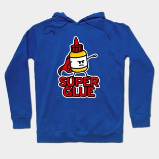 Super glue pun super hero pun hero Halloween costume Hoodie